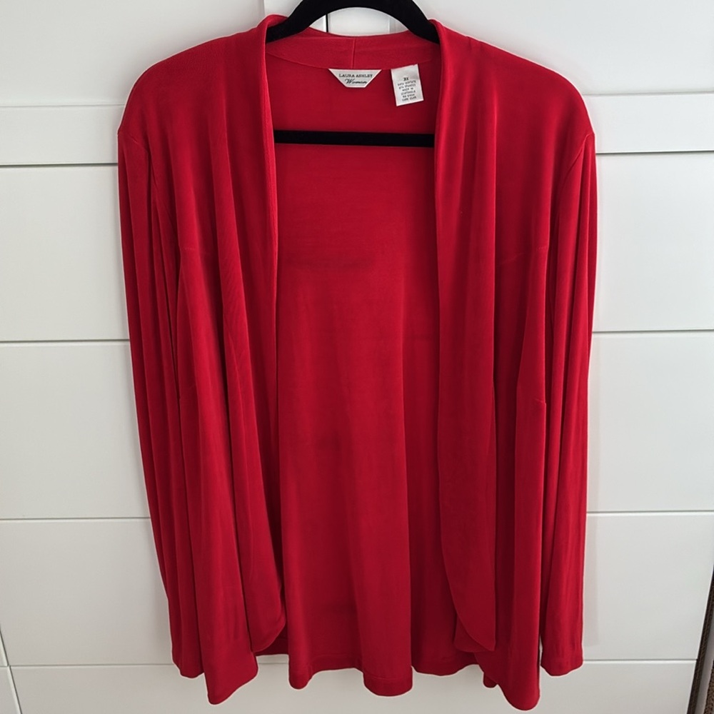 Laura Ashley cardigan jacket
Like the Chico’s style 
Size 3X women’s